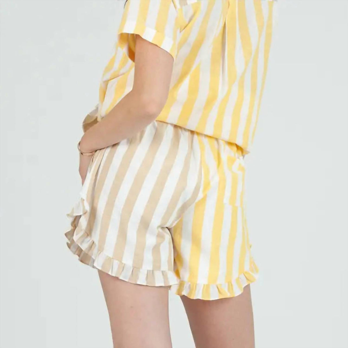 Lucca - Sunshine Stripe Shorts
