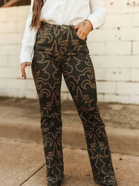 Lucky & Blessed - Boot Stitched Flare Jean