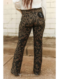 Lucky & Blessed - Boot Stitched Flare Jean