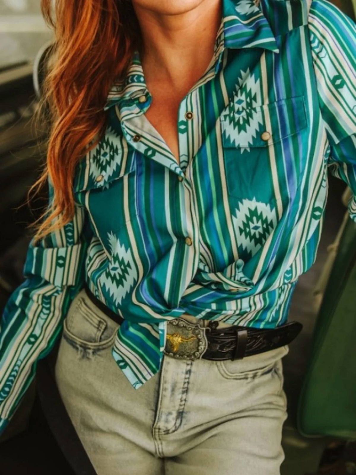 Lucky & Blessed - Fallbrooks Pearl Snap Shirt