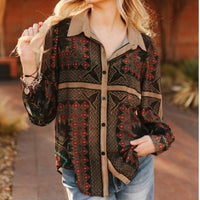Lucky & Blessed - Gatsby Steer Blouse