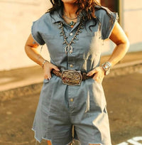 Lucky & Blessed - Rowdy Short Sleeve Romper