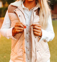 Lucky & Blessed - Western Puffer Vest