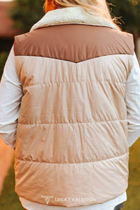 Lucky & Blessed - Western Puffer Vest