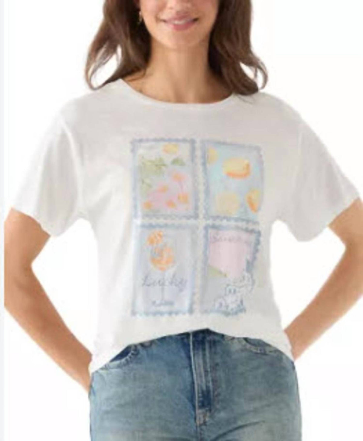 Lucky Brand - Burnout Tee