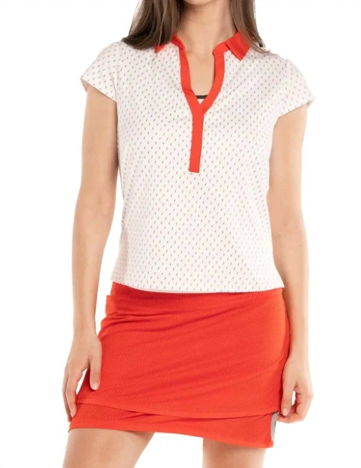 Lucky In Love - Tech It Out Tech It Up Short Sleeve Top