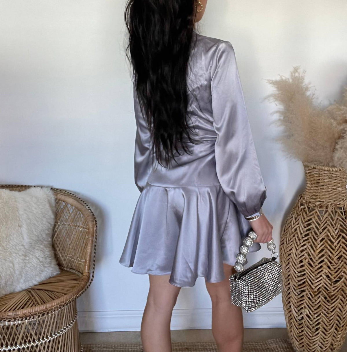 Lucy Paris - Adonia Wrap Mini Dress