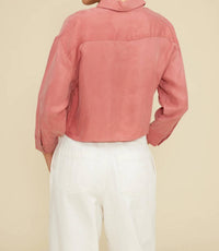 Lucy Paris - Baker Cargo Top - button - down - shirts - clothing - pink