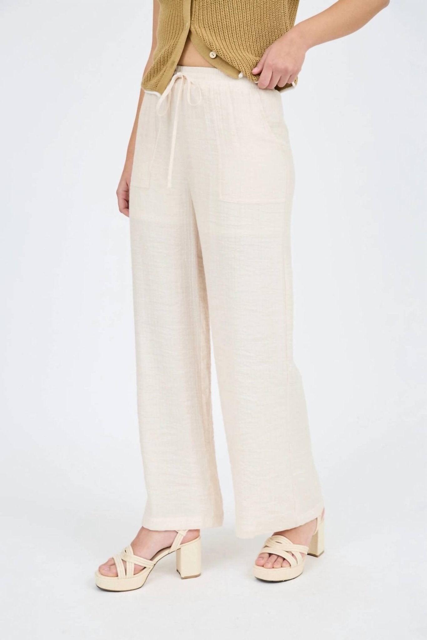 Lucy Paris - Cloud Nine Wide Leg Pants - clothing - pants - solid