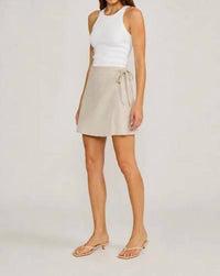 Lucy Paris - Devyn Mini Tie Skirt