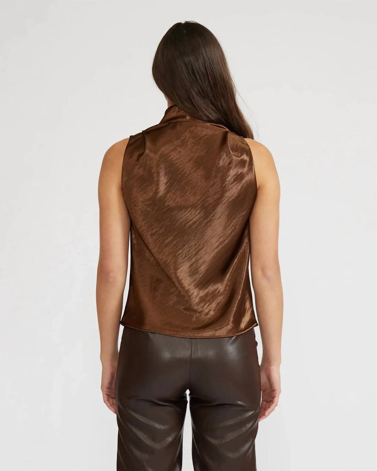 Lucy Paris - Dorothy Satin Top