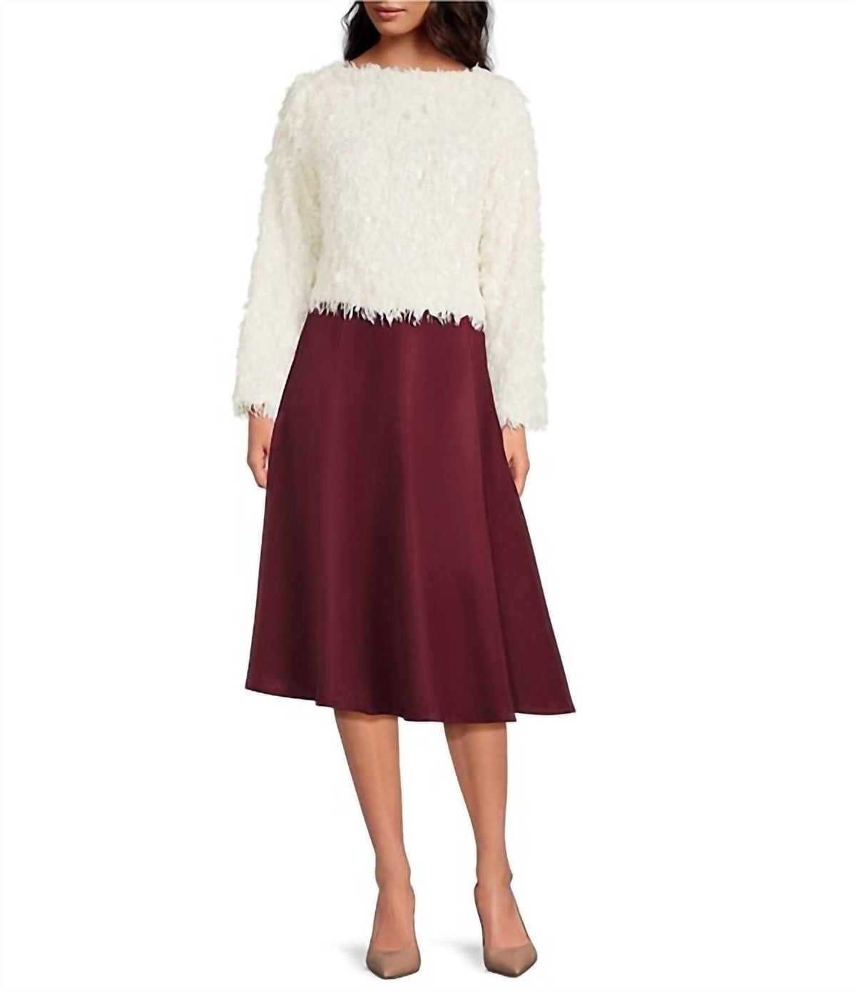 Lucy Paris - Erna Fuzzy Sweater Top