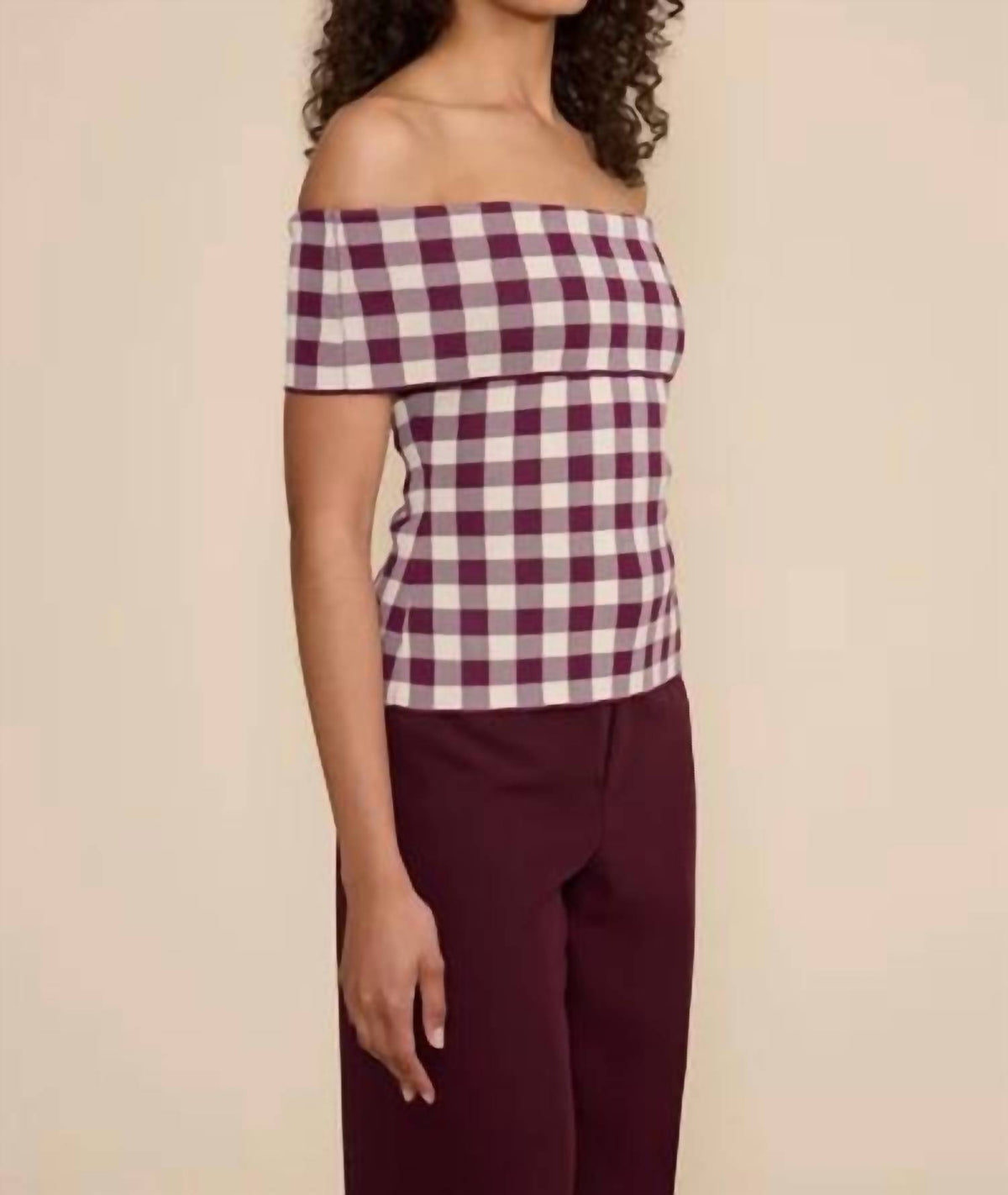 Lucy Paris - Illa Off Shoulder Knit Top