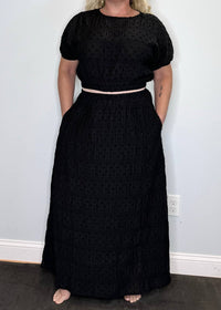 Lucy Paris - Malia Skirt - black - clothing - long - skirts