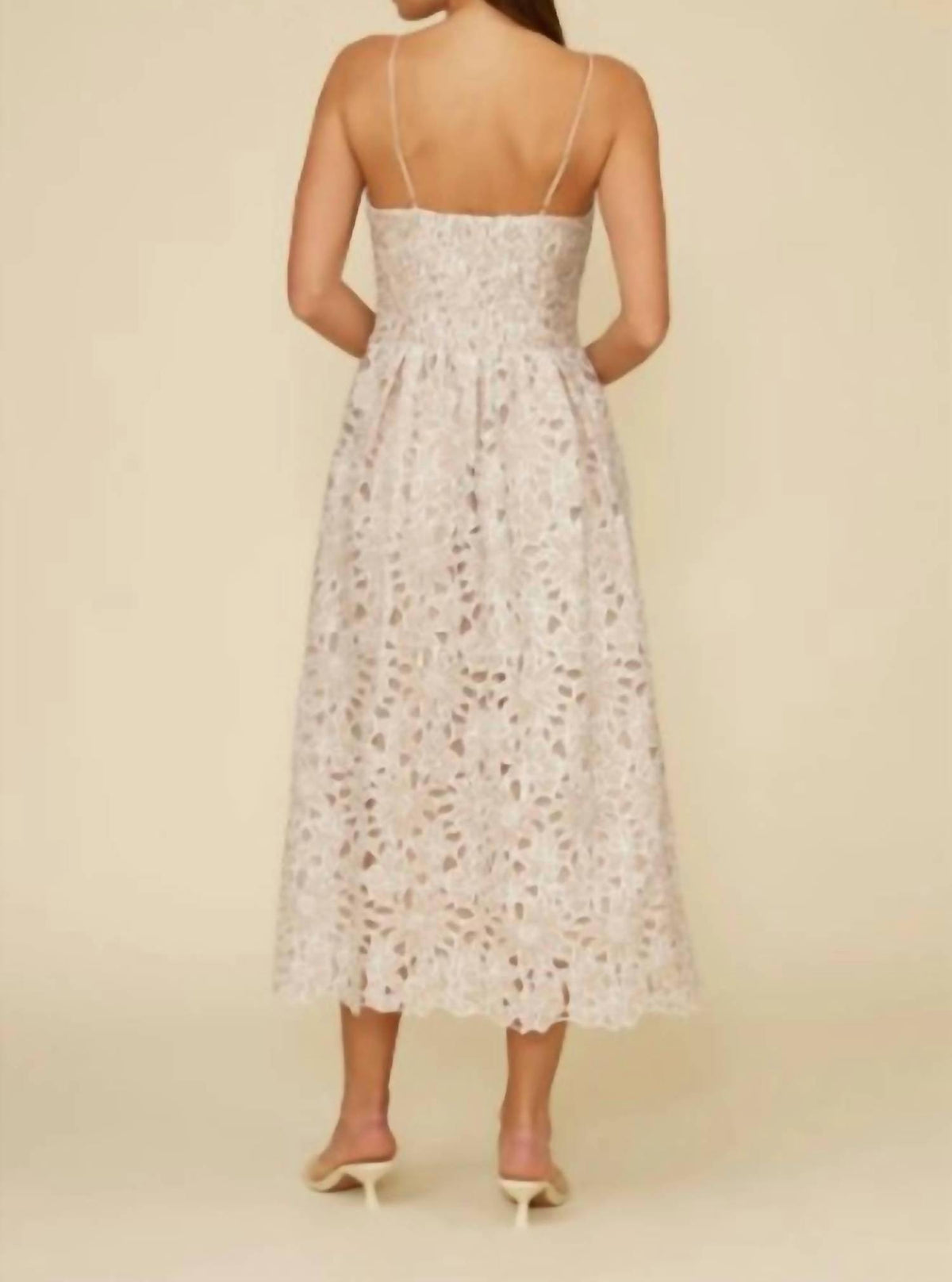 Lucy Paris - Mona Lace Midi Dress