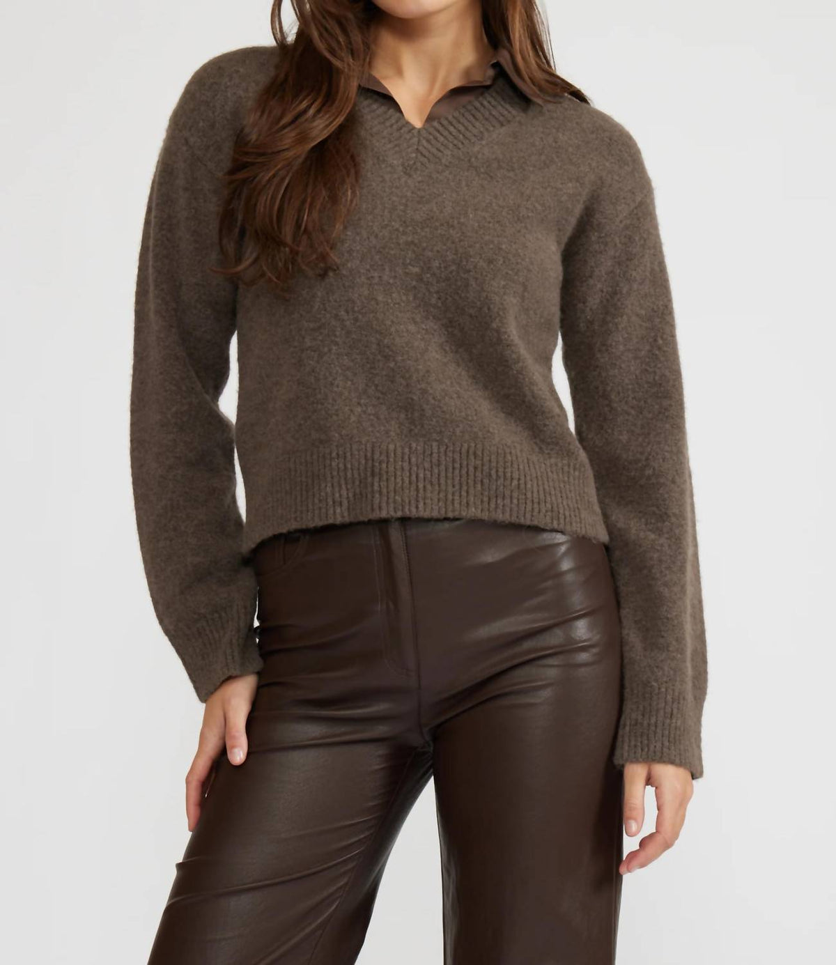 Lucy Paris - Oren Mixed Media Top