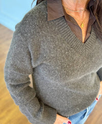 Lucy Paris - Oren Mixed Media Top