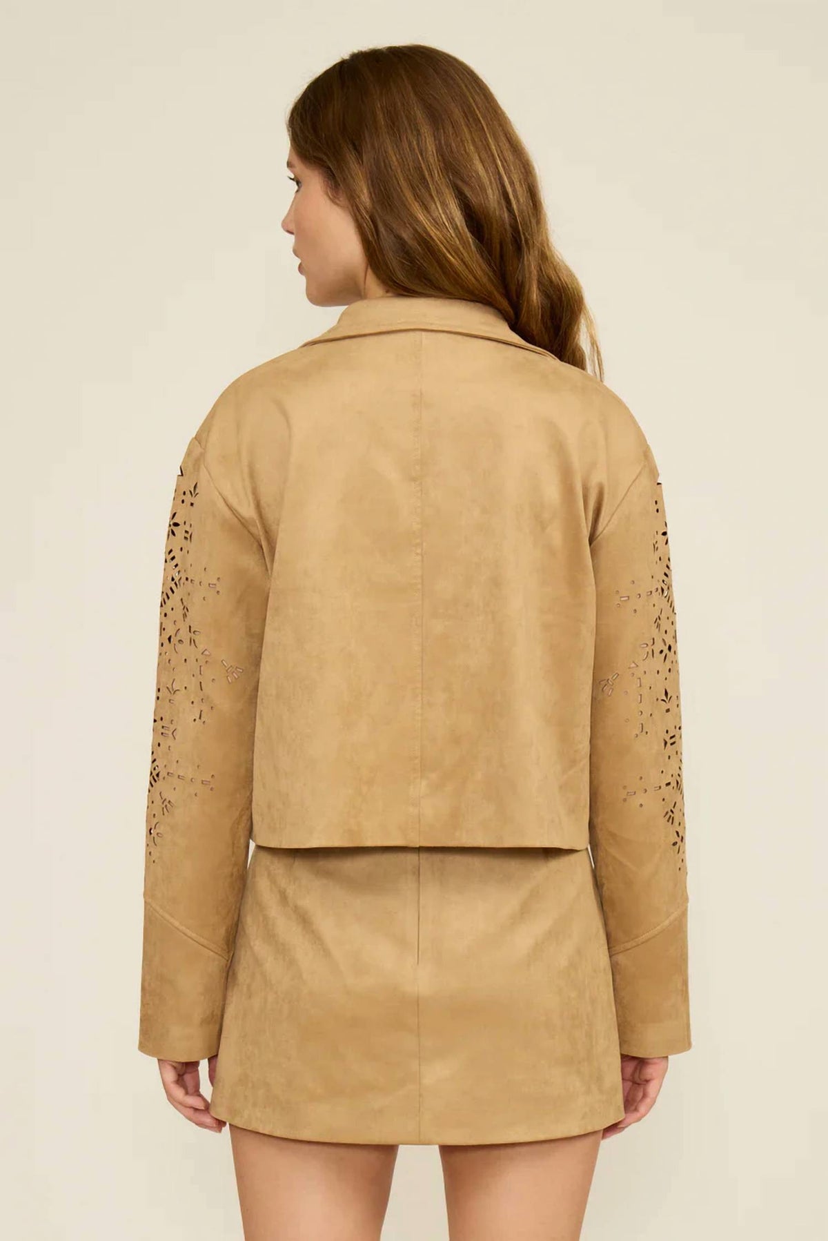 Lucy Paris - Presley faux suede jacket