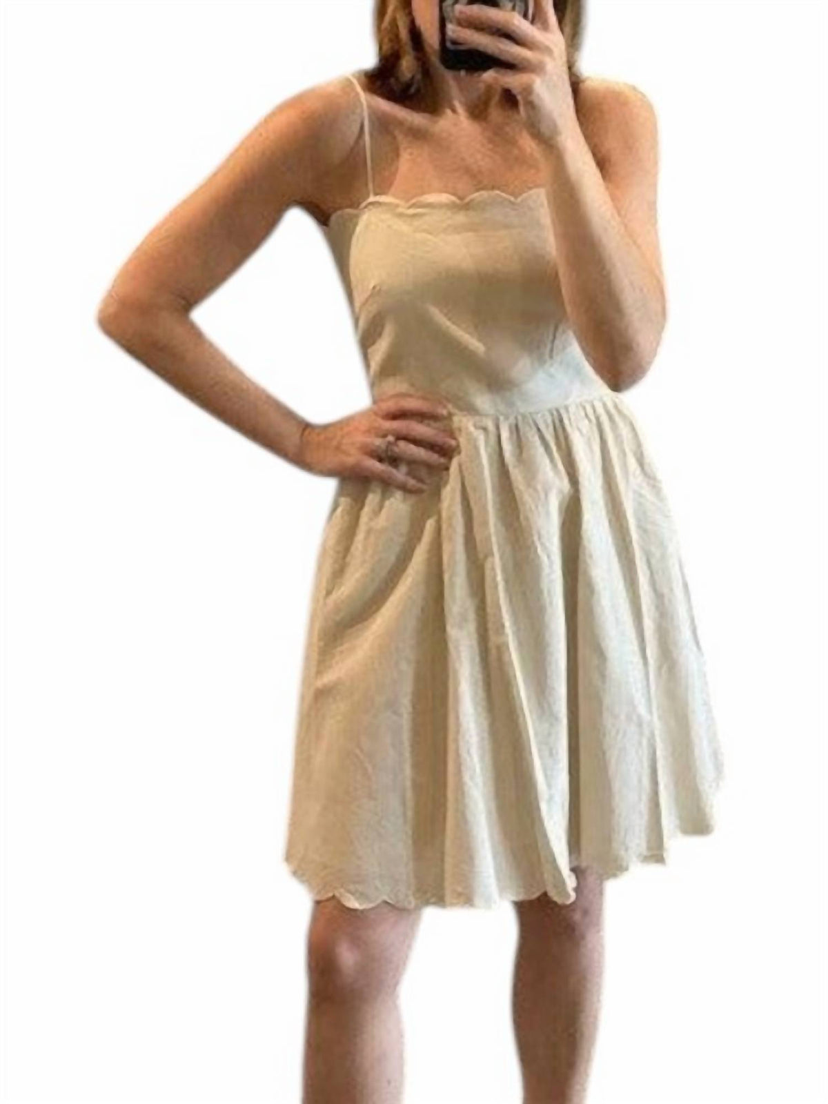 Lucy Paris - Scallop Mini Dress