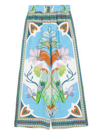 Lug Von Siga - Madison Pants - blue - clothing - floral