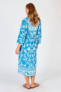 Lula Soul - Agatha Midi Dress - blue - clothing - dresses
