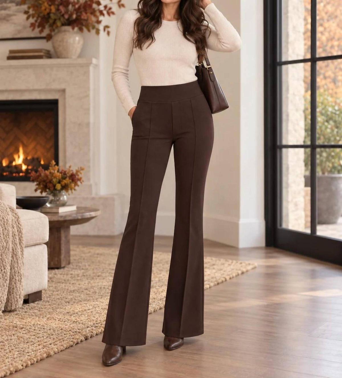Lulu-B - High Rise Boot Cut Legging