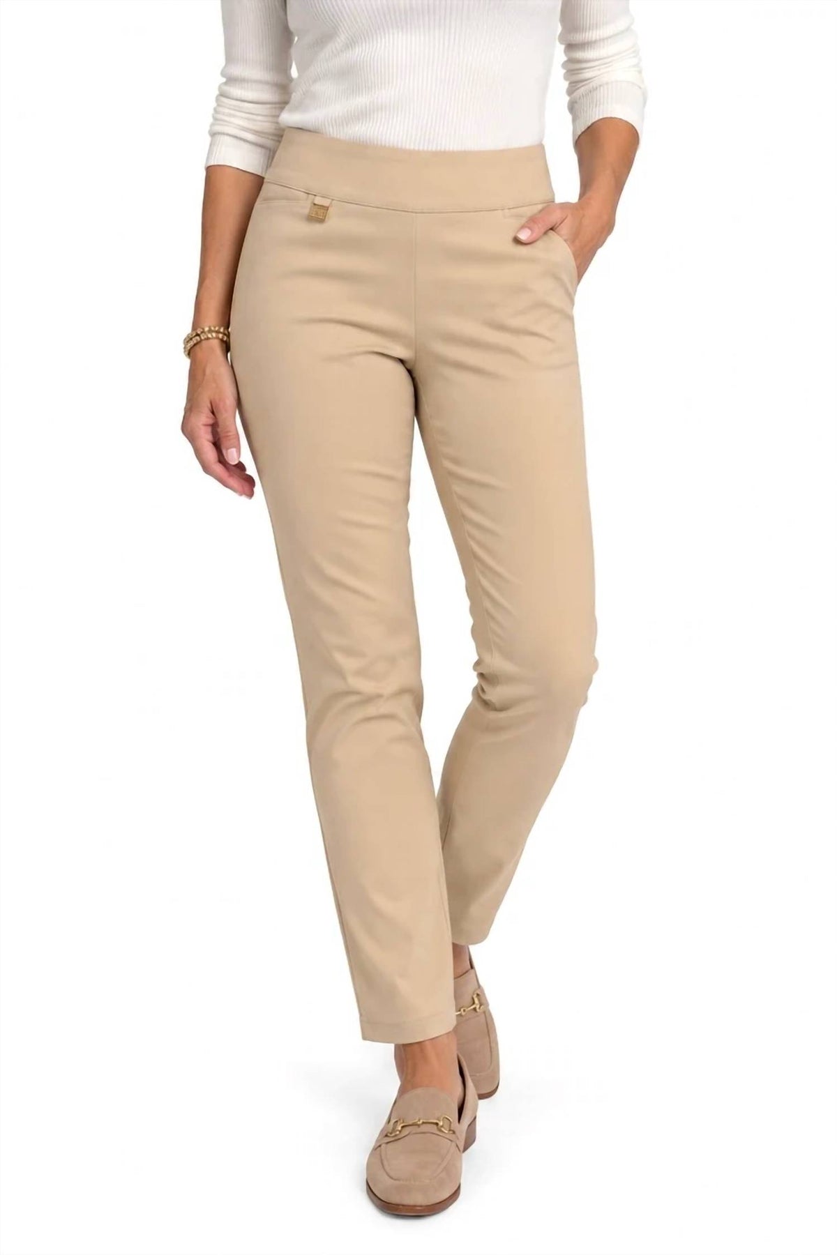 Lulu-B - Pull-on Ankle Pant With Pockets