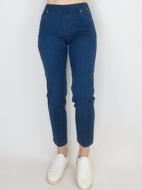 Lulu-B - Pull-on Denim Ankle Pant