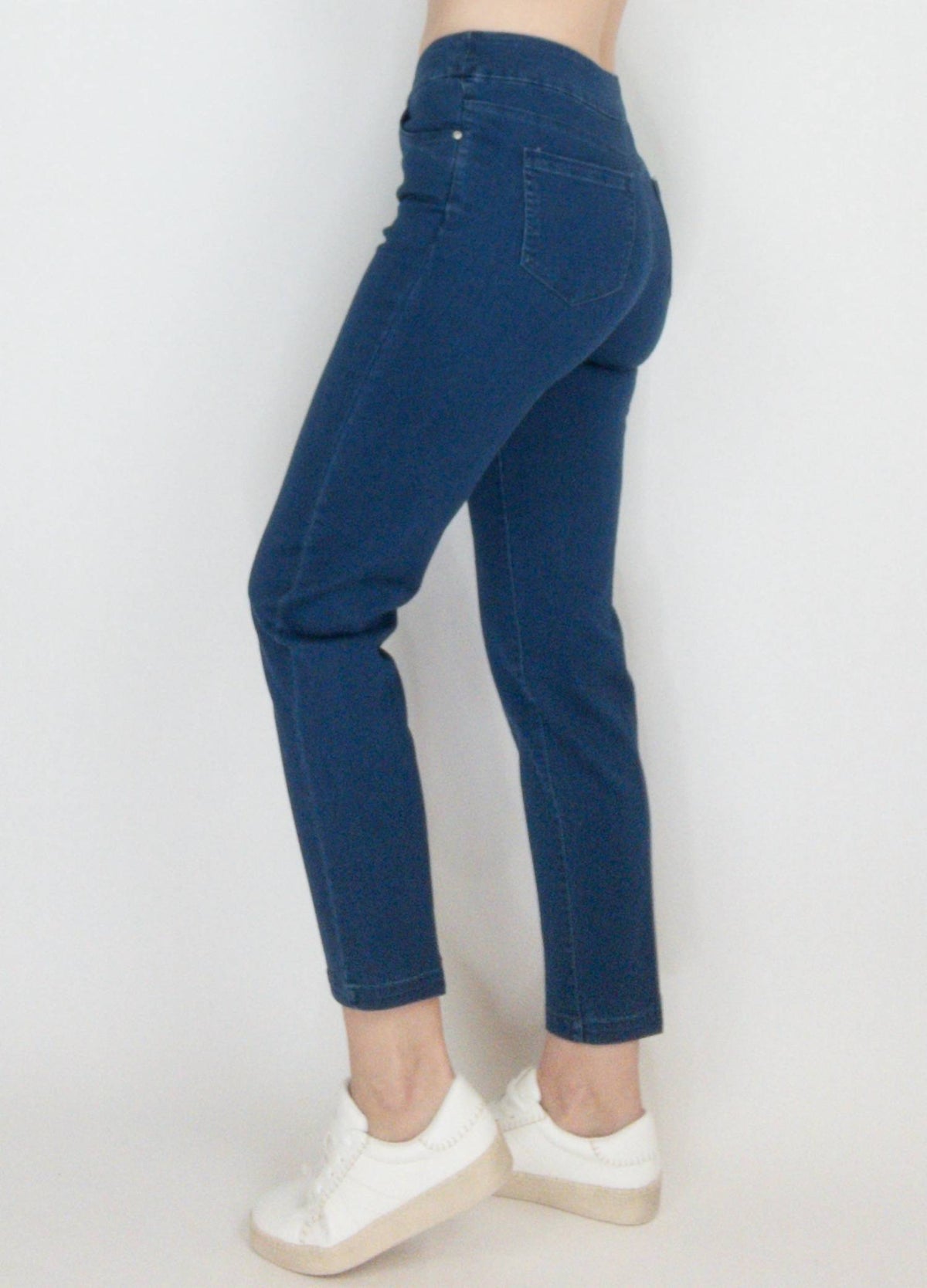 Lulu-B - Pull-on Denim Ankle Pant