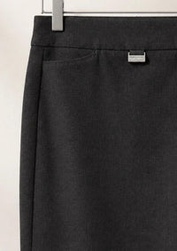 Lulu-B - Women's Solid Pockets Skort