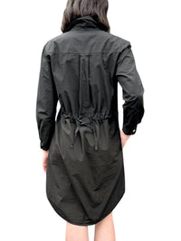 Luna Luz - Belleville Shirt Dress - black - clothing - cotton