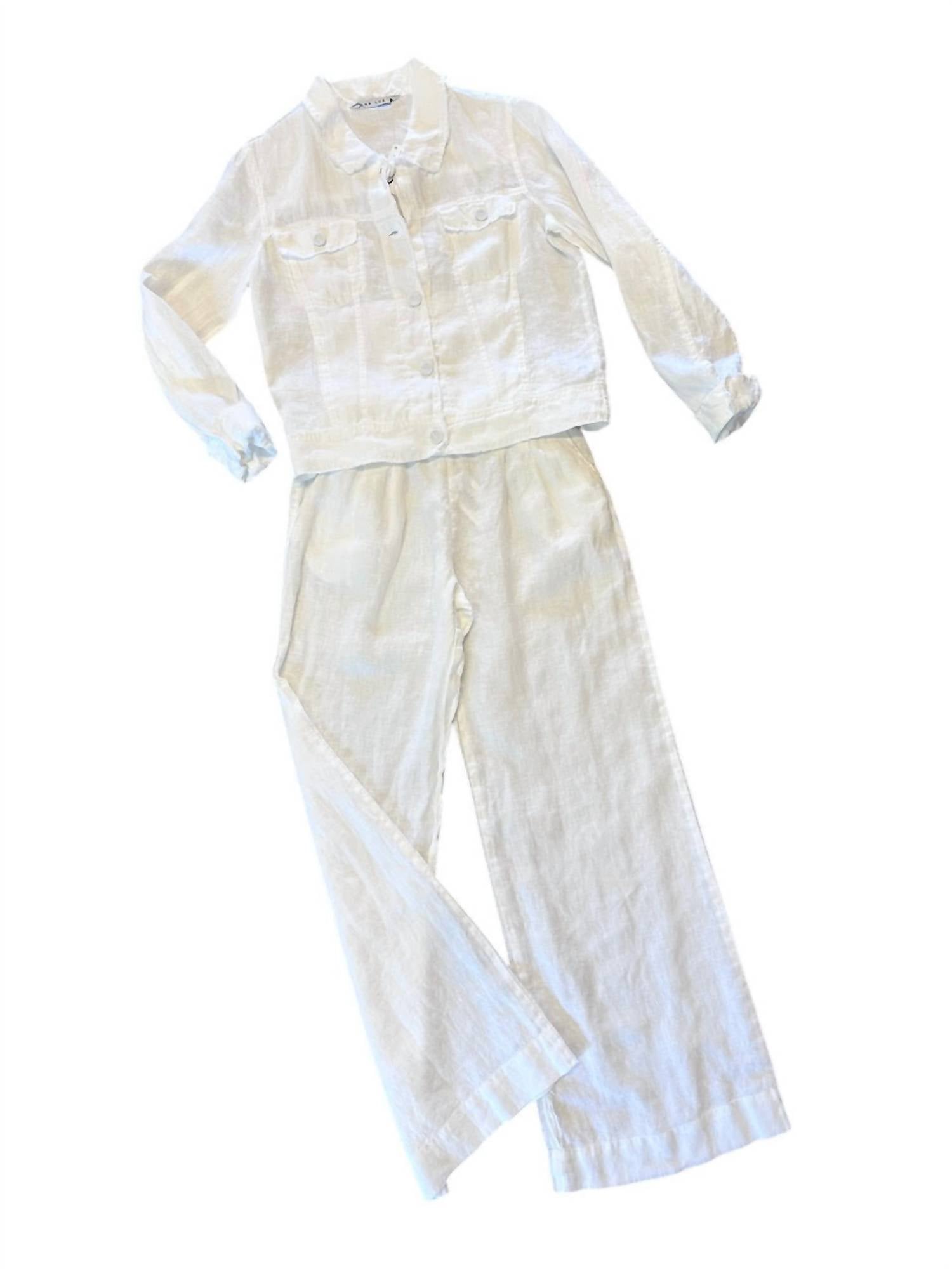 Luna Luz - Santiago Linen Pant - clothing - linen - pants