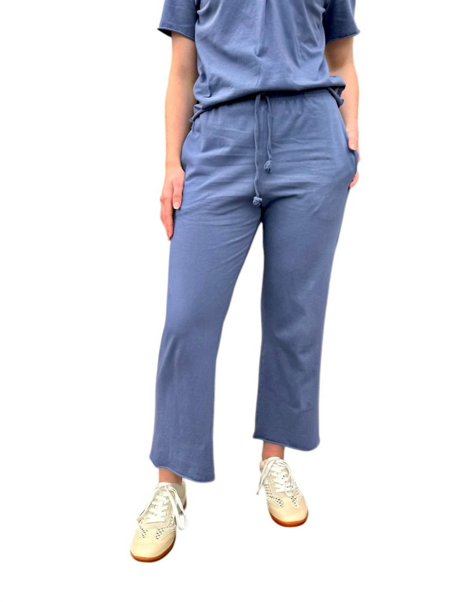 Luna Luz - Weekend Jersey Ankle Pant - clothing - cotton - pants