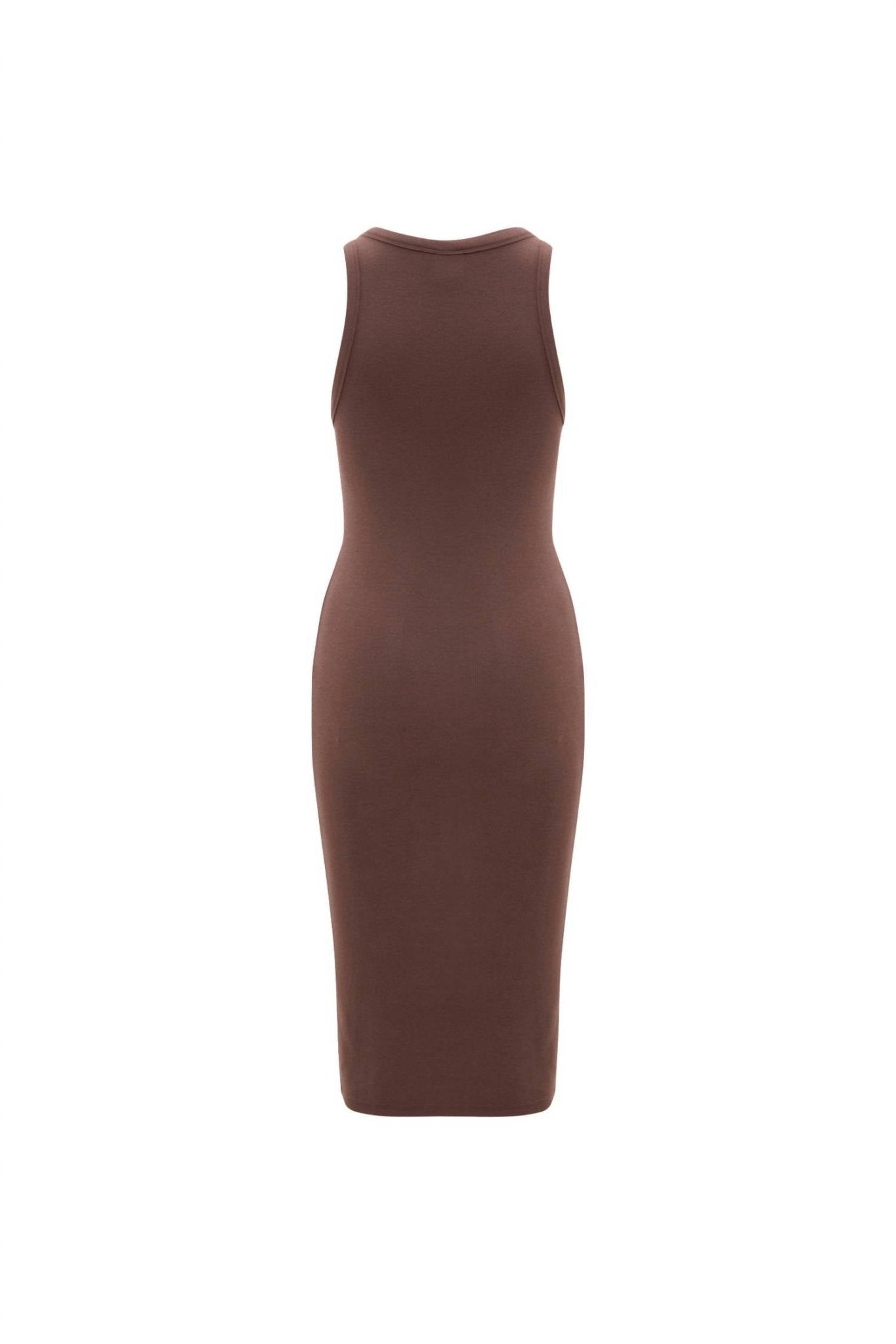Lune Active - Mila Soft Midi Dress - brown - clothing - dresses