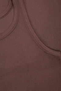 Lune Active - Mila Soft Midi Dress - brown - clothing - dresses