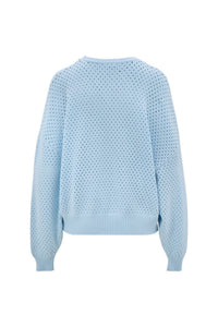 Lune Active - Olly Crochet Sweater - blue - clothing - long - skirts