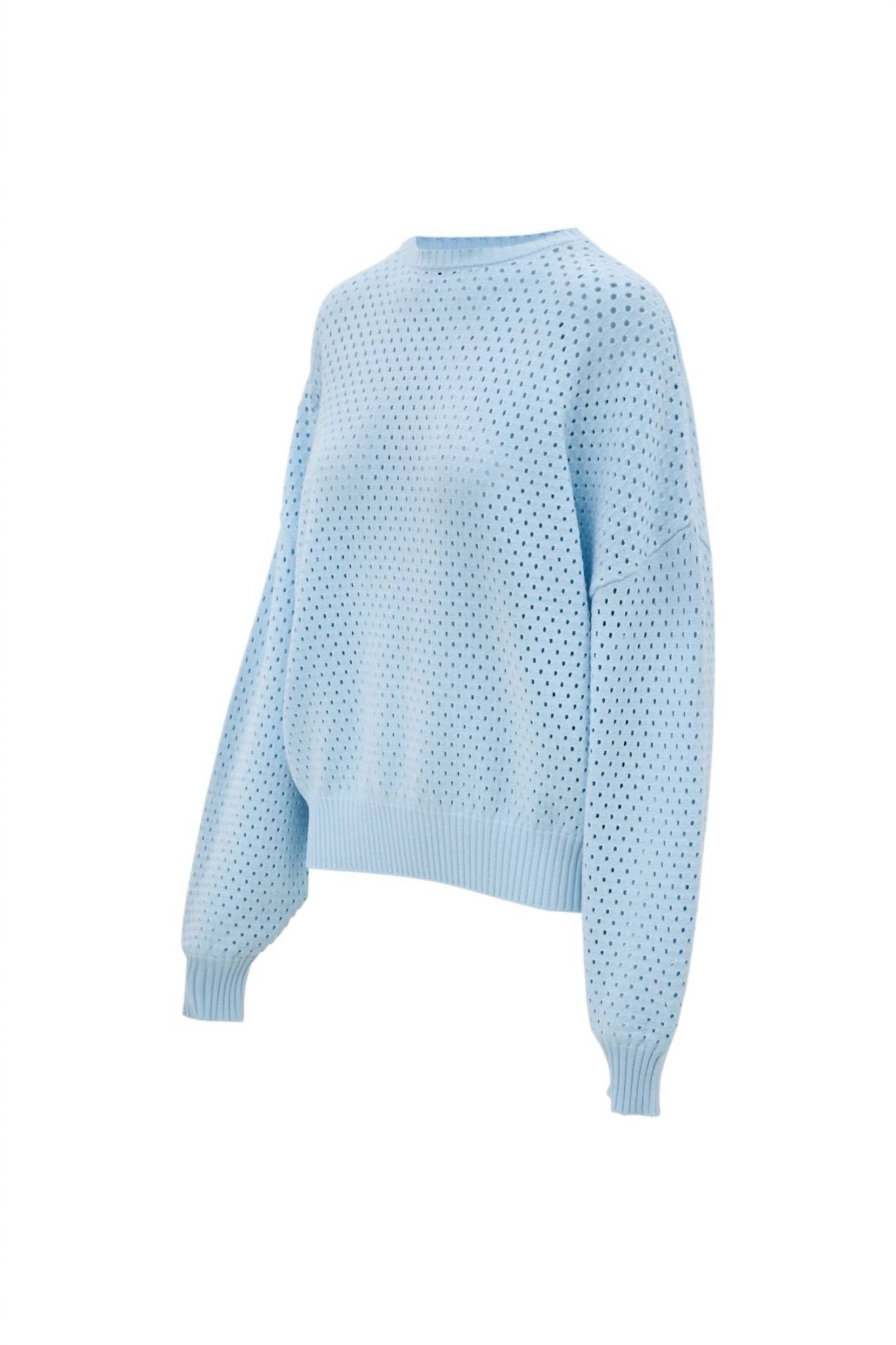 Lune Active - Olly Crochet Sweater - blue - clothing - long - skirts