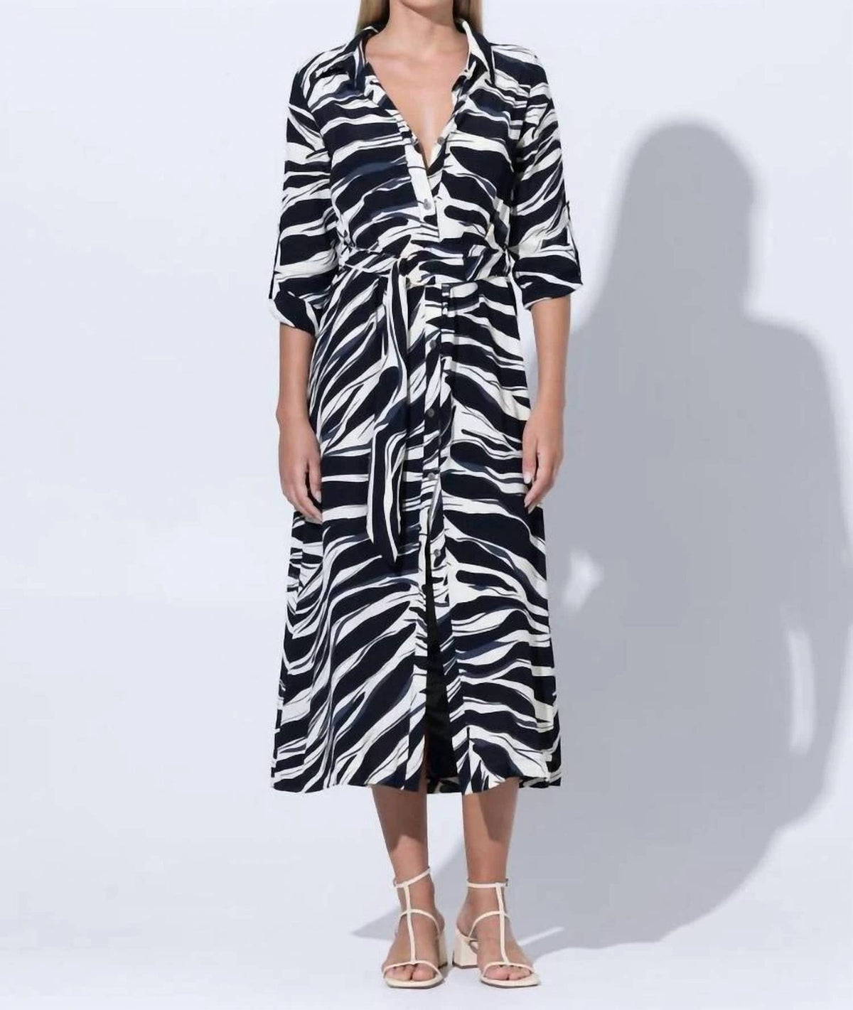 Lusana - Cedar Shirt Midi Dress