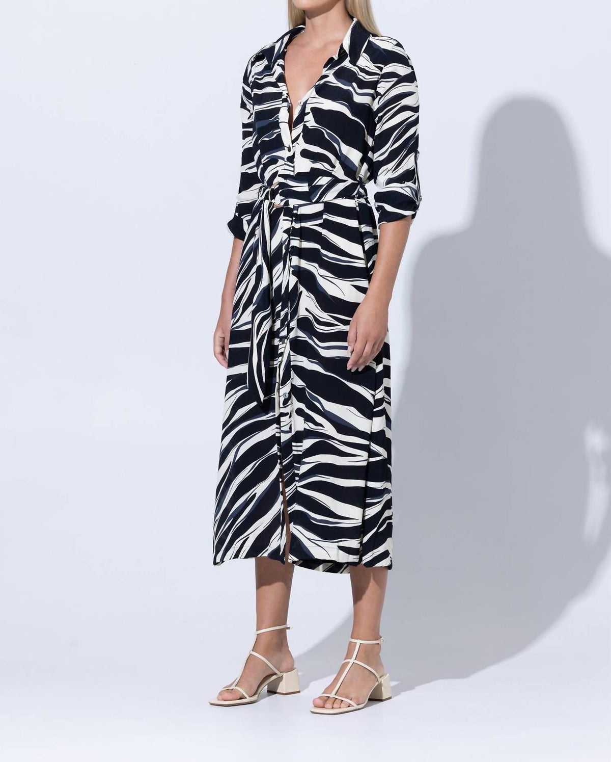 Lusana - Cedar Shirt Midi Dress