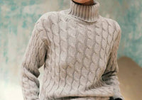 Lusana - Freda Knitted Cable Sweater