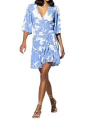 Lusana - MAE MINI WRAP DRESS