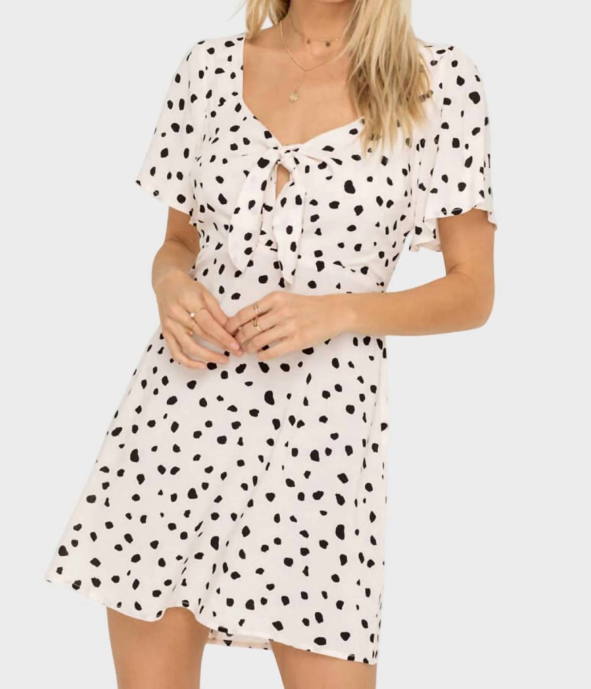 Lush - Front Knot Dress