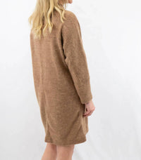 Lush - Mock Neck Dolman Sweater Dress