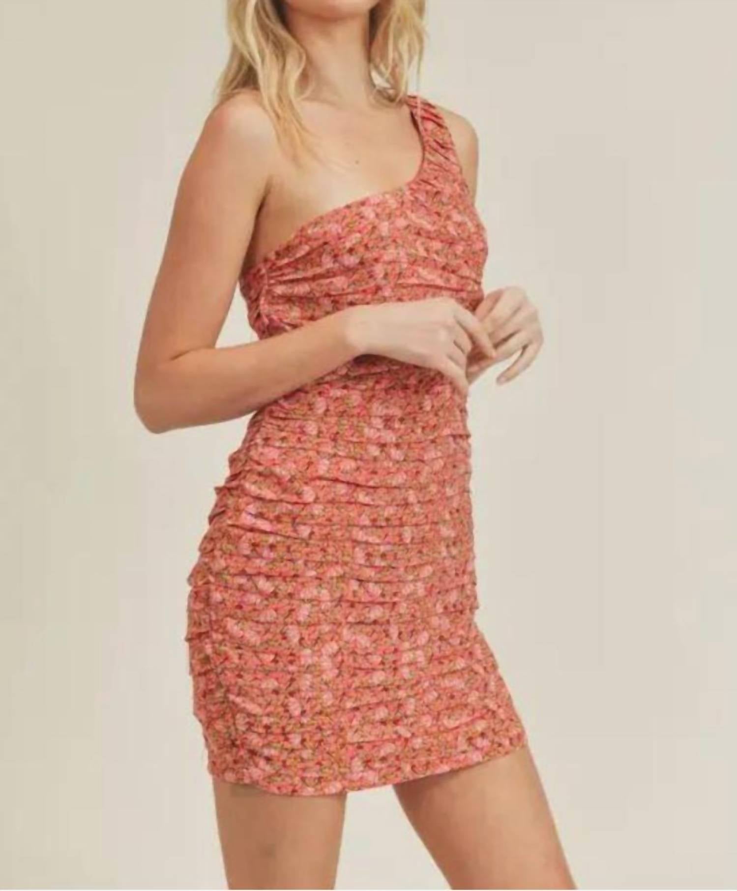 Lush - One Shoulder Mini Dress - clothing - collection:vacationdresses(Auto) - dresses