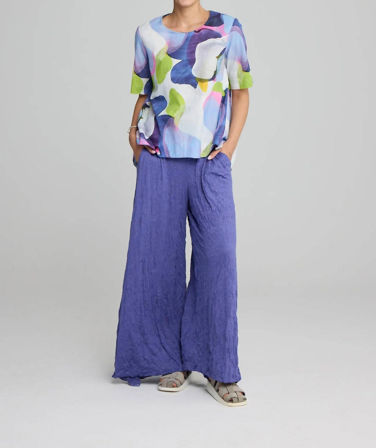 Luukaa - Talora Wrinkled Jersey Pants