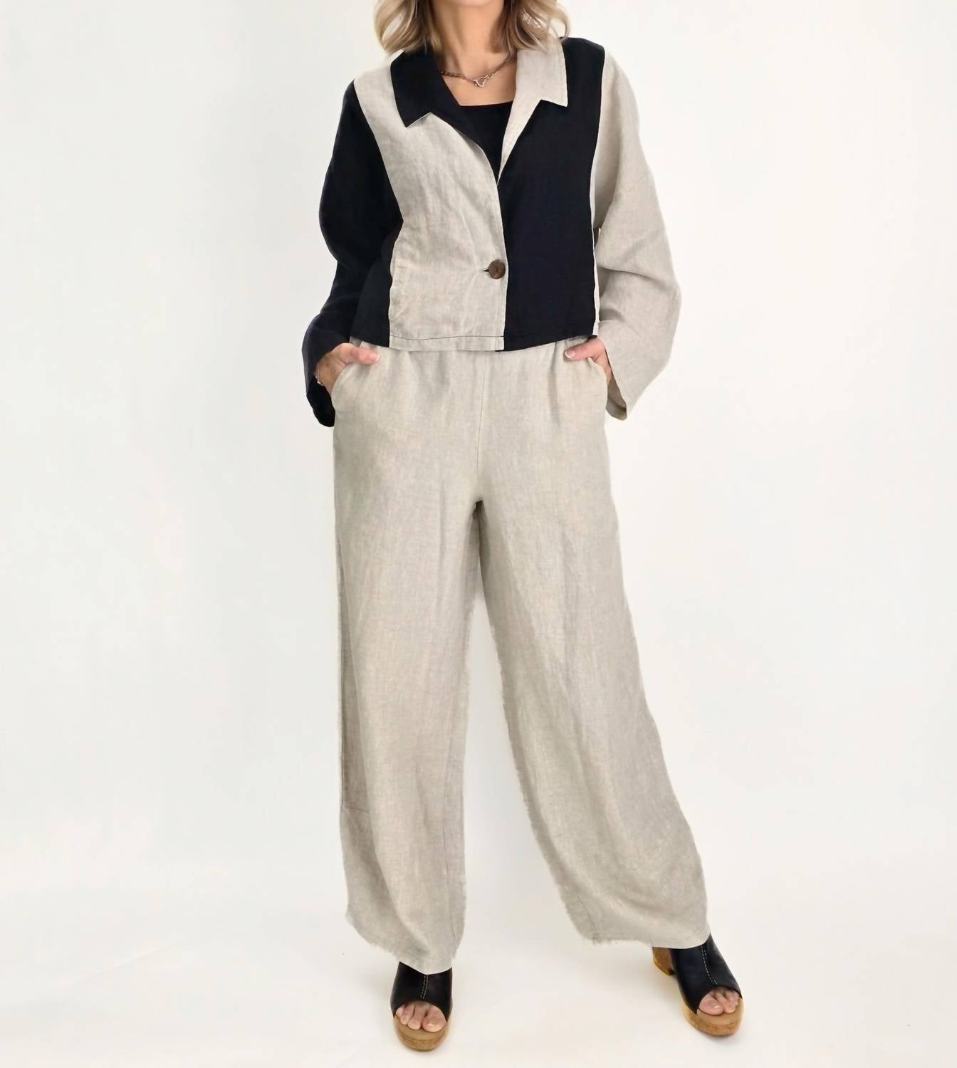 Luukaa - Unity Crop Jacket - black - casual - jacket - clothing