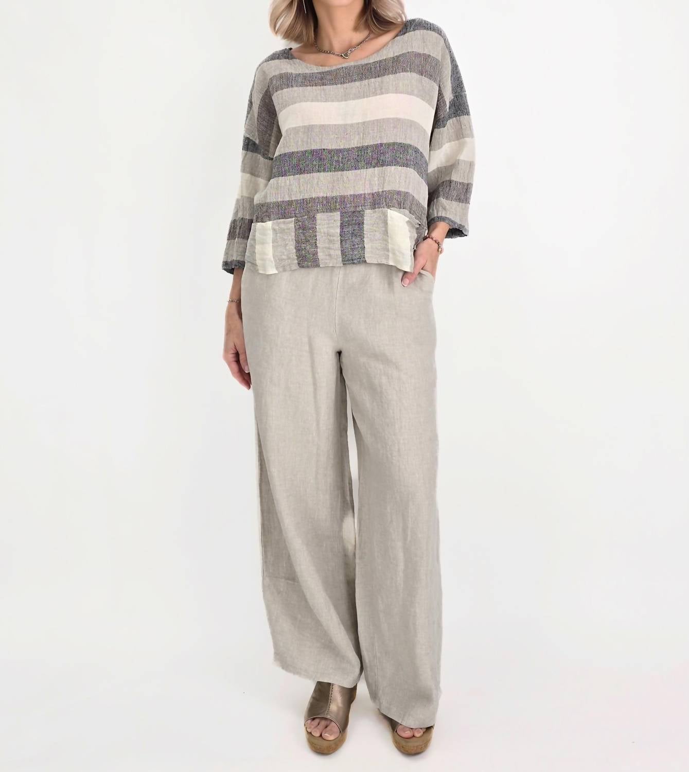 Luukaa - Unity Pant - beige - clothing - cotton