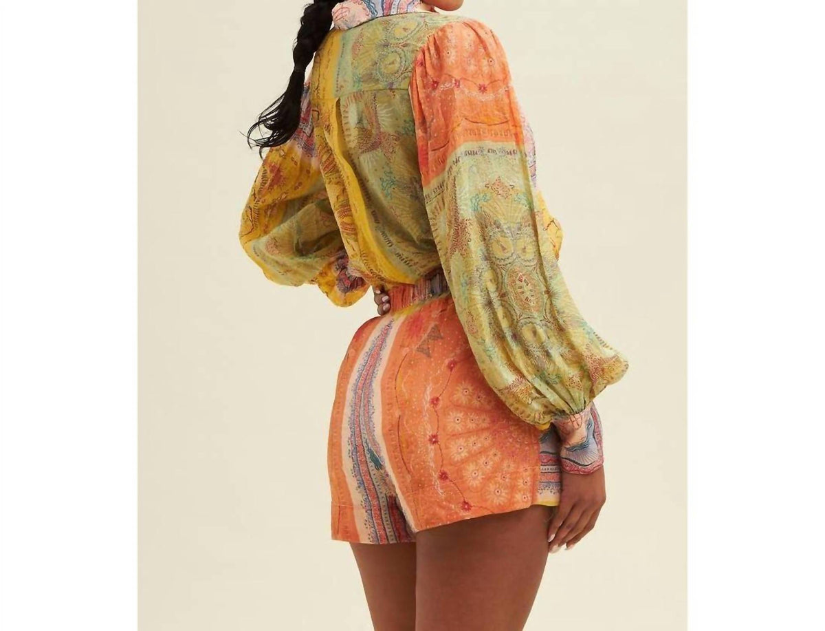 Luxxel - Luxe Patchwork Shorts Set