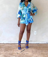 Luxxel - Santorini Tie Romper