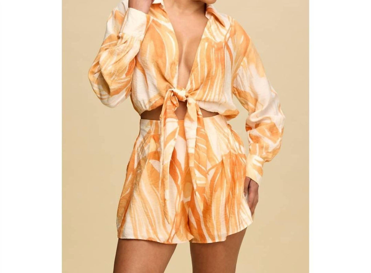 Luxxel - Tropical Two Piece Short Set